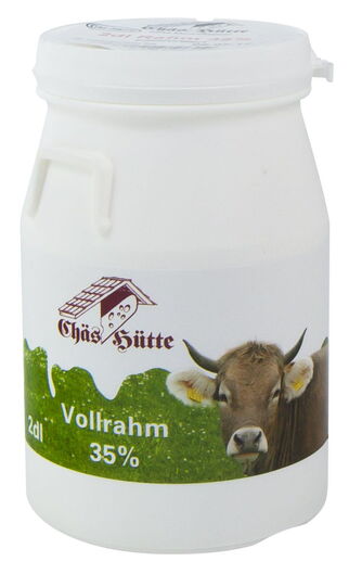 Vollrahm von der Chäs Hütte in Meierskappel