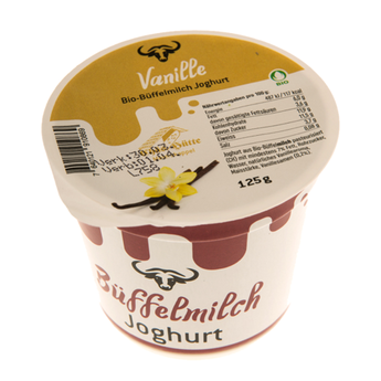 Bio Büffelmilch Joghurt Vanille von der Chäs-Hütte in Meierskappel