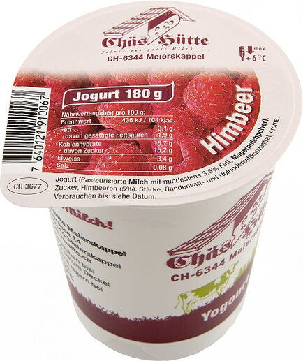 Himbeer-Joghurt von der Chäs Hütte in Meierskappel