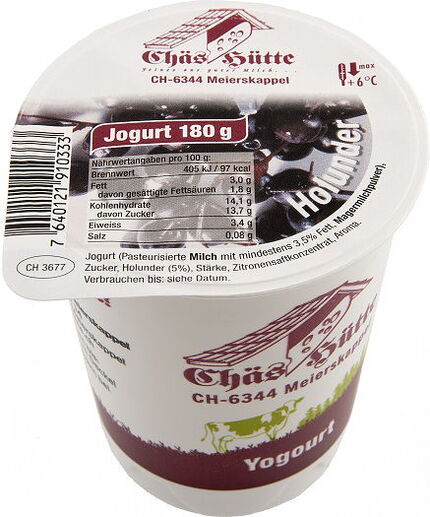 Holunder-Joghurt von der Chäs Hütte in Meierskappel