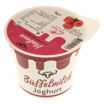 Bio Büffelmilch Joghurt Himbeere von der Chäs-Hütte in Meierskappel