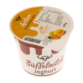 Bio Büffelmilch Joghurt Aprikose von der Chäs-Hütte in Meierskappel