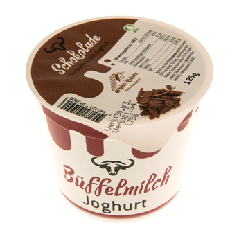 Bio Büffelmilch Joghurt Schokolade von der Chäs-Hütte in Meierskappel