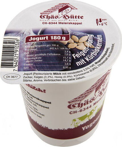 Feigen-Joghurt von der Chäs Hütte in Meierskappel
