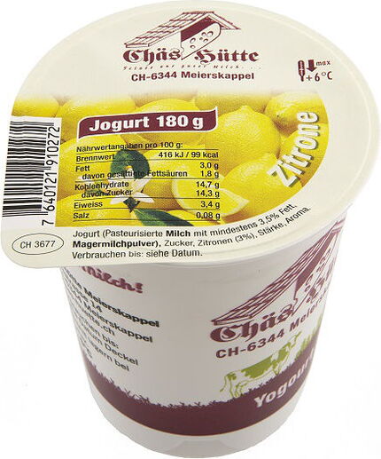 Zitrone-Joghurt von der Chäs Hütte in Meierskappel